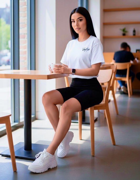Camiseta Básica Blanca Vestes Angeli