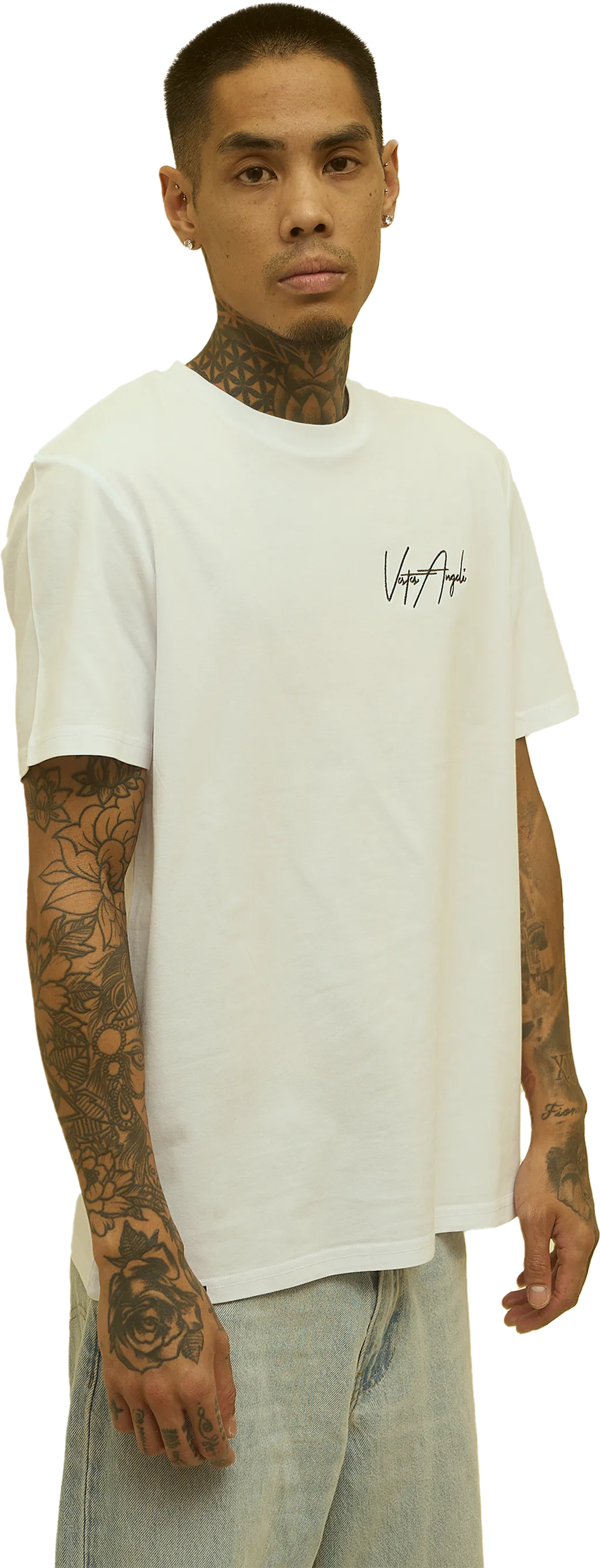 Camiseta Básica Blanca Vestes Angeli